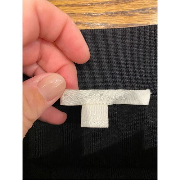 Jonathan simkhai black honeycomb stretch knit midi skirt - Picture 4 of 4